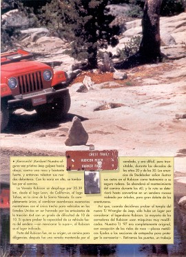 Jeep Wrangler en la ruta extrema - Diciembre 1996