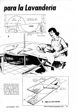 Muebles para la Lavandería - Noviembre 1961