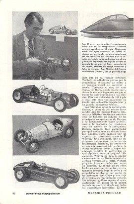 Automodelistas Ingleses Construyen sus Propios Motores - Septiembre 1950