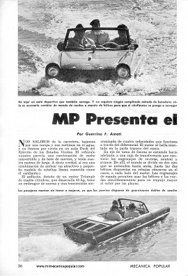 MP Presenta el Anfiauto - Agosto 1961