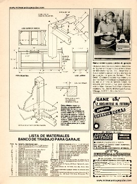 Construya su banco de trabajo para el garaje - Enero 1983