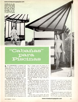 Cabañas para Piscinas - Octubre 1962