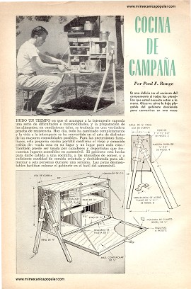 Cocina de Campaña - Julio 1953