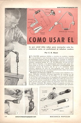 Cómo Usar el Berbiquí - Octubre 1953