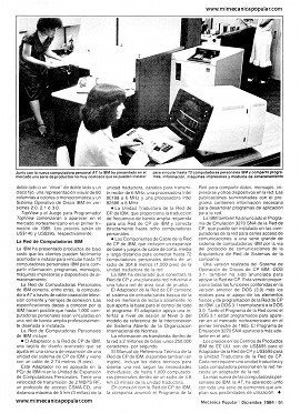 La computadora personal AT de IBM - Diciembre 1984