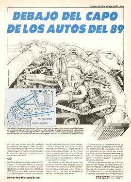 Debajo del Capó de los Autos del 89 -Diciembre 1988