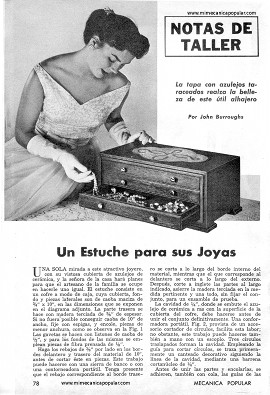 Un Estuche para sus Joyas - Agosto 1961