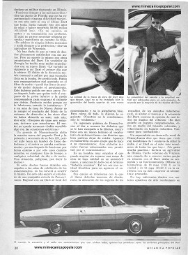 Informe de los dueños: Dodge Dart - Noviembre 1968