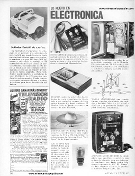 Lo Nuevo en Electrónica - Enero 1968