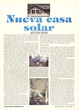 Nueva casa solar - Enero 1986