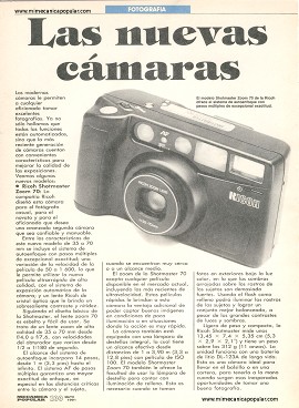 Las nuevas cámaras fotográficas - Mayo 1991