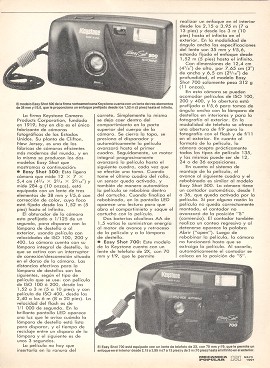 Las nuevas cámaras fotográficas - Mayo 1991