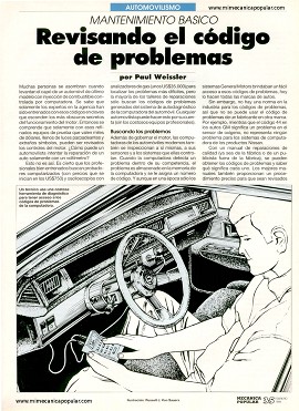 Revisando el código de problemas del auto - Febrero 1993