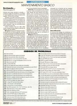 Revisando el código de problemas del auto - Febrero 1993