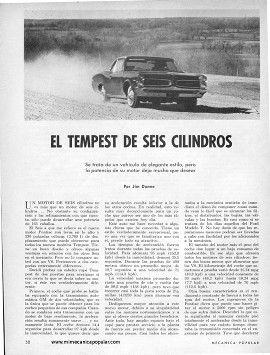 El Tempest de Seis Cilindros - Mayo 1966