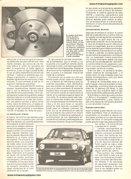 Volkswagen Golf - Julio 1987