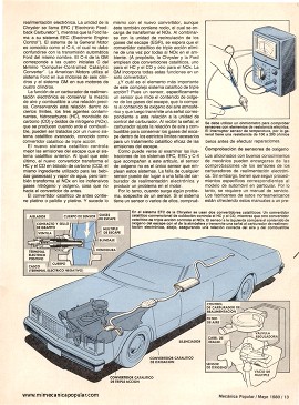 11 sensores de su auto y cómo se reparan - Mayo 1980