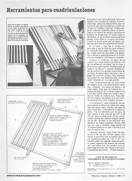 4 proyectos para el taller - Octubre 1980