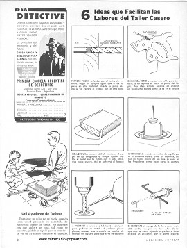 6 Ideas que Facilitan las Labores del Taller Casero - Diciembre 1966