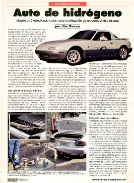 Auto de hidrógeno Mazda - Enero 1995