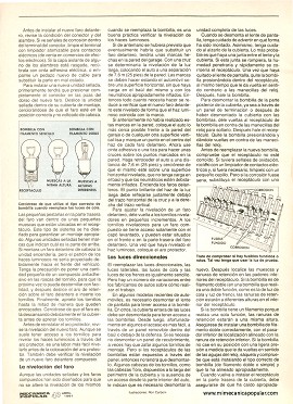 Cambiando las bombillas del auto - Abril 1991