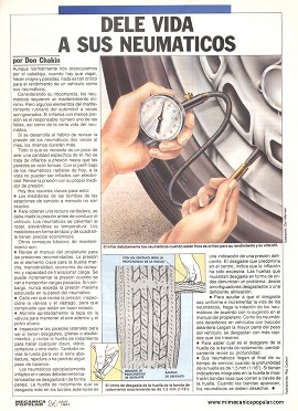 Dele vida a sus neumáticos - Julio 1991