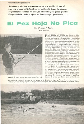 El Pez Hoja No Pica - Agosto 1960