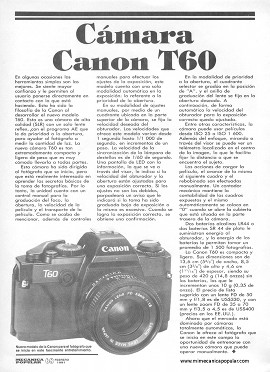 Fotografía - Cámara Canon T60 - Febrero 1991