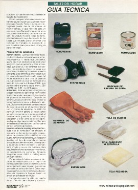 Herramientas para dar un nuevo acabado - Febrero 1994