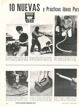 Prácticas Ideas Para Facilitar Los Trabajos de Botes - Junio 1968
