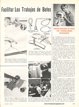 Prácticas Ideas Para Facilitar Los Trabajos de Botes - Junio 1968