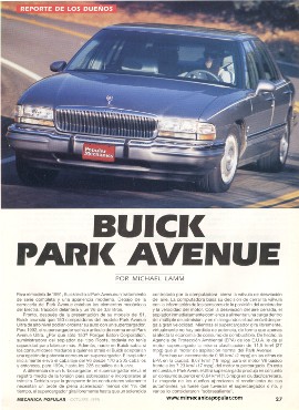 Informe de los dueños: Buick Park Avenue - Octubre 1995