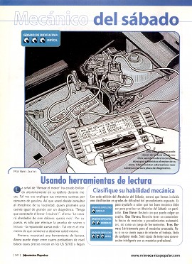 Mecánico del sábado - Usando herramientas de lectura - Octubre 1997