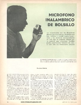 Construye un Micrófono Inalámbrico de Bolsillo - Abril 1966