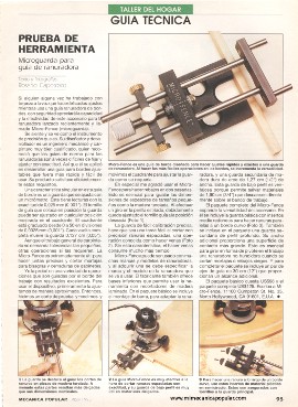 Microguarda para guía de ranuradora - Abril 1995