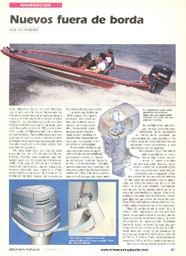 Navegación: Nuevos fuera de borda - Noviembre 1995