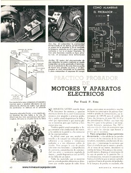 Práctico probador de motores y aparatos eléctricos - Junio 1963