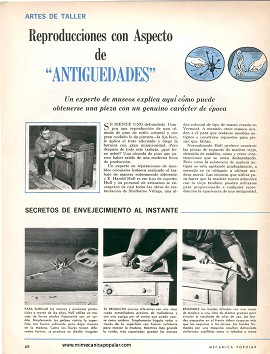 Reproducciones con Aspecto de ANTIGÜEDADES - Octubre 1966