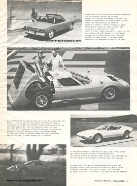Los Autos más Emocionantes del Mundo - Febrero 1973