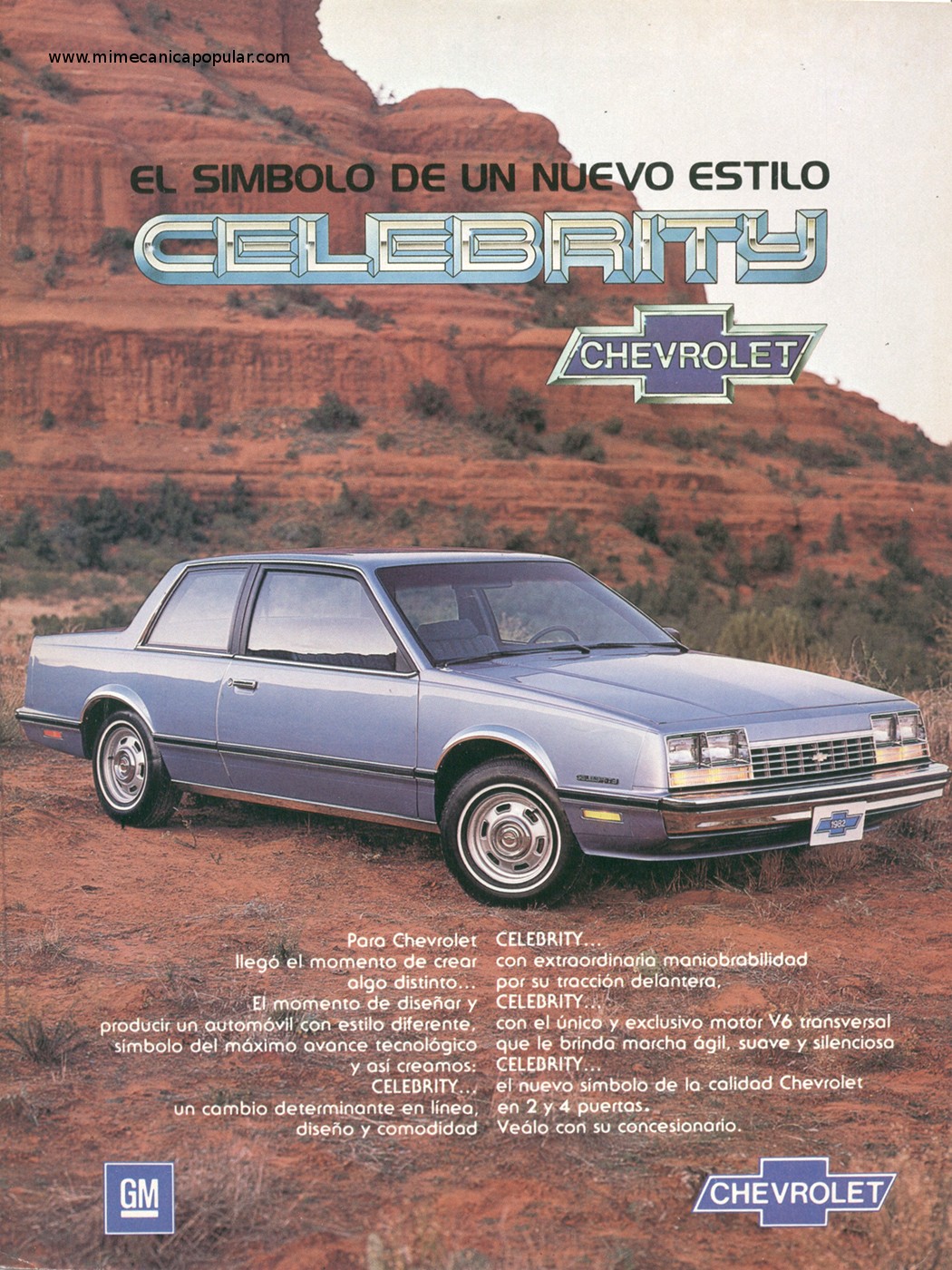 Publicidad - Chevrolet Celebrity - Julio 1982