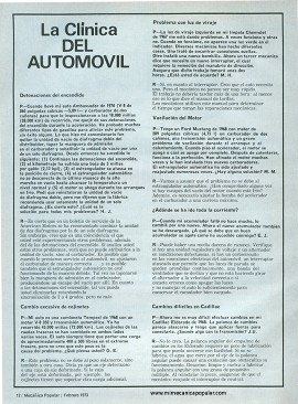 Clínica del Automóvil - Febrero 1973