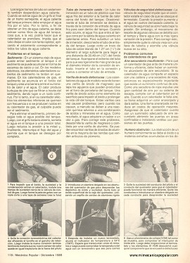 Cómo mantener el agua caliente - Diciembre 1985