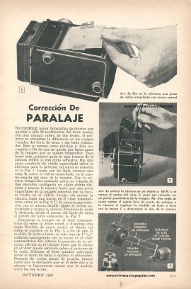 Fotografía: Corrección De Paralaje - Octubre 1957