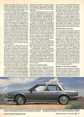General Motors: modelos 1986 - Diciembre 1985