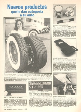Guía del automóvil - Diciembre 1985