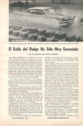 Informe de los dueños: Dodge Coronet - Noviembre 1957