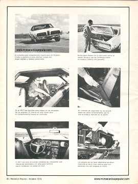 Informe de los dueños: Mercury Cougar - Octubre 1970