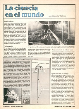 La ciencia en el mundo - Febrero 1985
