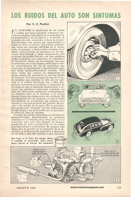 Los Ruidos del Auto son Síntomas - Agosto 1949