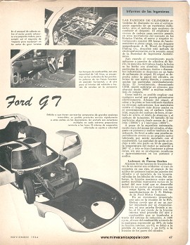 Los Automóviles Ford GT - Noviembre 1964